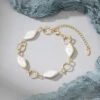 Elegant Irregular Freshwater Pearl Sterling Silver Plating Bracelets -Cheap Jewelry Store 1666689316082028544