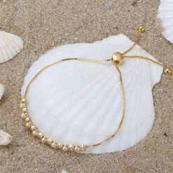 Elegant Round Sterling Silver Plating Inlay Freshwater Pearl Zircon Bracelets -Cheap Jewelry Store 1666689318648942592