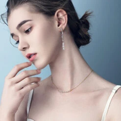 Elegant Simple Style Geometric Sterling Silver Plating Inlay Freshwater Pearl Zircon Necklace 10 Elegant Simple Style Geometric Sterling Silver Plating Inlay Freshwater Pearl Zircon Necklace -Cheap Jewelry Store 1666689363448303616