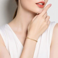 Modern Style Water Droplets Sterling Silver Plating Inlay Zircon Bracelets -Cheap Jewelry Store 1666692057974050816