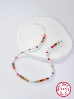 Casual Elegant Colorful Sterling Silver White Gold Plated Necklace -Cheap Jewelry Store 1666728496728248320 1