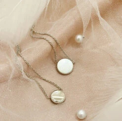 Retro Simple Style Round Star Sterling Silver Inlay Turquoise Agate Shell Pendant Necklace -Cheap Jewelry Store 1667431403312254976