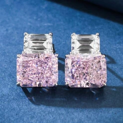 1 Pair Simple Style Square Inlay Sterling Silver Zircon Ear Studs -Cheap Jewelry Store 1667444959114039296 1
