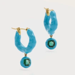 1 Pair Simple Style Geometric Plating Inlay Alloy Artificial Crystal Drop Earrings -Cheap Jewelry Store 1668495797408370688