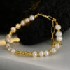 Elegant Irregular Freshwater Pearl Sterling Silver Beaded Bracelets -Cheap Jewelry Store 1668855835373211648