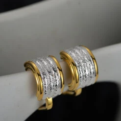 1 Piece Modern Style C Shape Plating Sterling Silver Earrings -Cheap Jewelry Store 1668855845808640000 1