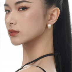 1 Piece Modern Style C Shape Plating Sterling Silver Earrings -Cheap Jewelry Store 1668855847956123648