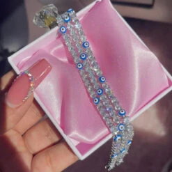 Shiny Devil'S Eye Copper Plating Inlay Zircon Tennis Bracelet 9 Shiny Devil'S Eye Copper Plating Inlay Zircon Tennis Bracelet -Cheap Jewelry Store 1668859452415152128