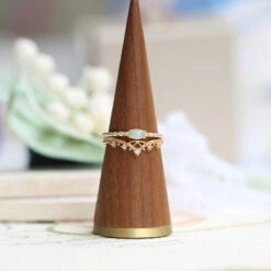 Classic Style V Shape Sterling Silver Plating Inlay Zircon 14K Gold Plated Rings -Cheap Jewelry Store 1669148632529637376