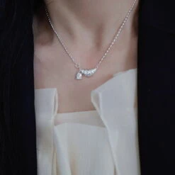 Modern Style Geometric Sterling Silver Polishing Pendant Necklace -Cheap Jewelry Store 1669148956376043520