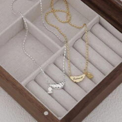 Modern Style Geometric Sterling Silver Polishing Pendant Necklace -Cheap Jewelry Store 1669148965846781952