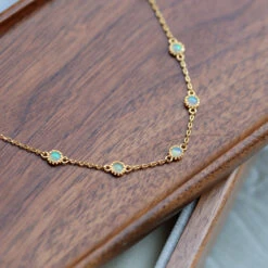 Simple Style Round Sterling Silver Inlay Artificial Gemstones Bracelets -Cheap Jewelry Store 1669149212899676160