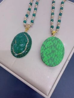 Natural Chalcedony Necklace French Fashion Niche Personality Natural Stone Inlaid Czech Diamond Sweater Chain -Cheap Jewelry Store 1669239433397932032