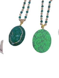 Natural Chalcedony Necklace French Fashion Niche Personality Natural Stone Inlaid Czech Diamond Sweater Chain -Cheap Jewelry Store 1669239437667733504