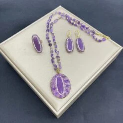 Elegant Retro Oval Copper Plating Inlay Crystal Rhinestones Rings Earrings Necklace -Cheap Jewelry Store 1669239976820346880 1