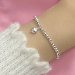 Commute Solid Color Sterling Silver Silver Plated Bracelets In Bulk -Cheap Jewelry Store 1669509368334389248