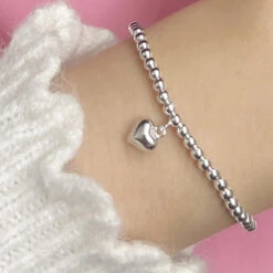 Commute Solid Color Sterling Silver Silver Plated Bracelets In Bulk -Cheap Jewelry Store 1669509368682516480