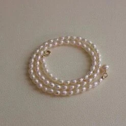 1 Piece Elegant Solid Color Beaded Freshwater Pearl Necklace -Cheap Jewelry Store 1669647811051917312