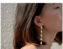 1 Pair Original Design Solid Color Handmade Copper Drop Earrings -Cheap Jewelry Store 1670717308017971200 1