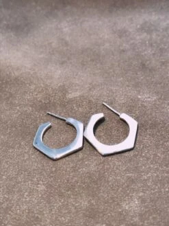 1 Pair IG Style Simple Style C Shape Plating Sterling Silver 14K Gold Plated Rose Gold Plated Rhodium Plated Ear Studs -Cheap Jewelry Store 1670729665444188160