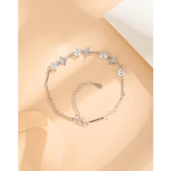 Elegant Lady Leaf Sterling Silver Zircon Bracelets In Bulk -Cheap Jewelry Store 1672419101366161408 1