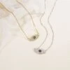 IG Style Casual Devil'S Eye Sterling Silver Zircon Necklace In Bulk