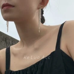 1 Pair IG Style Casual Tassel Pearl Imitation Pearl Drop Earrings -Cheap Jewelry Store 1673884609726779392