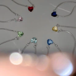 IG Style Heart Shape Sterling Silver Zircon Solitaire Necklace In Bulk -Cheap Jewelry Store 1673885434863816704