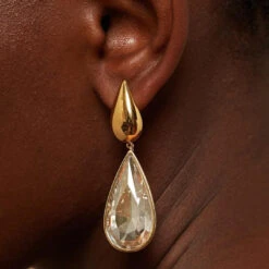 1 Pair Elegant Basic Heart Shape Plating Inlay Brass Rhinestones Drop Earrings -Cheap Jewelry Store 1674248322296188928