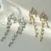 1 Pair Elegant Basic Heart Shape Plating Inlay Brass Rhinestones Drop Earrings -Cheap Jewelry Store 1674292343592849408