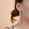 1 Pair IG Style Casual Tassel Pearl Imitation Pearl Drop Earrings