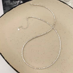 Simple Style Solid Color Sterling Silver Necklace In Bulk -Cheap Jewelry Store 1674655860330205184 1