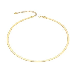 Simple Style Solid Color Sterling Silver Gold Plated Necklace In Bulk -Cheap Jewelry Store 1675029280121294848