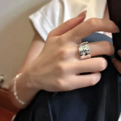 Simple Style Star Sterling Silver Rings In Bulk -Cheap Jewelry Store 1675759365220601856