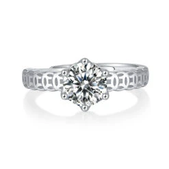 Simple Style Geometric Sterling Silver Plating Inlay Moissanite Open Rings 9 Simple Style Geometric Sterling Silver Plating Inlay Moissanite Open Rings -Cheap Jewelry Store 1676070092925964288