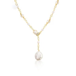 Elegant Lady Geometric Freshwater Pearl Copper Pendant Necklace In Bulk -Cheap Jewelry Store 1676396336230043648