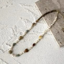 Elegant Streetwear Heart Shape Natural Stone Freshwater Pearl Necklace In Bulk -Cheap Jewelry Store 1676396559178272768 1