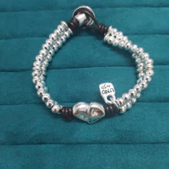 Simple Style Classic Style Heart Shape Copper Plating Silver Plated Bracelets -Cheap Jewelry Store 1676772707695464449