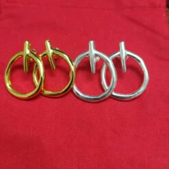 1 Pair Elegant Round Plating Copper Silver Plated Earrings -Cheap Jewelry Store 1676772747625238528 1