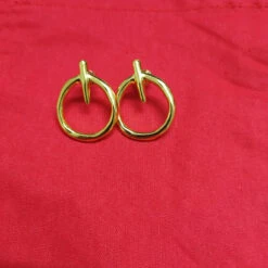 1 Pair Elegant Round Plating Copper Silver Plated Earrings -Cheap Jewelry Store 1676772759084077056