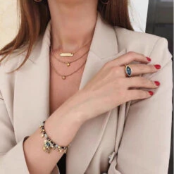 Streetwear Devil'S Eye Silver Plated Artificial Crystal Rings In Bulk -Cheap Jewelry Store 1676794273628033024