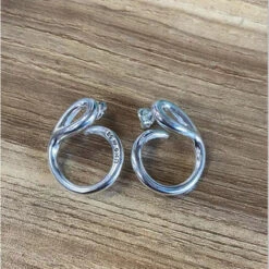 1 Pair Streetwear Irregular Plating Inlay Silver Plated Artificial Crystal Ear Studs -Cheap Jewelry Store 1676794340497821696