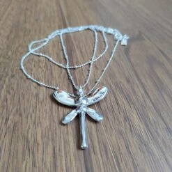 Simple Style Classic Style Dragonfly Copper Plating Silver Plated Pendant Necklace -Cheap Jewelry Store 1676796219898335232