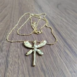 Simple Style Classic Style Dragonfly Copper Plating Silver Plated Pendant Necklace -Cheap Jewelry Store 1676796281474912256