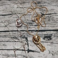 Retro Button Copper Plating Silver Plated Necklace -Cheap Jewelry Store 1676796342510424064 1