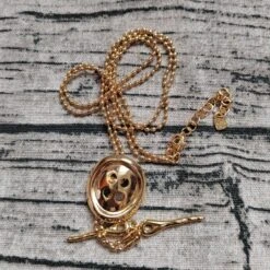 Retro Button Copper Plating Silver Plated Necklace -Cheap Jewelry Store 1676796345312219136