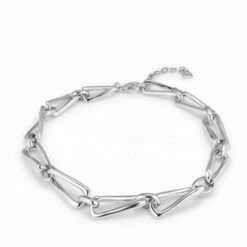 Elegant Triangle Copper Plating Silver Plated Bracelets Necklace -Cheap Jewelry Store 1676796370457071616