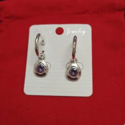 1 Pair Retro Classic Style Round Plating Inlay Copper Crystal Silver Plated Drop Earrings -Cheap Jewelry Store 1676796506805506048