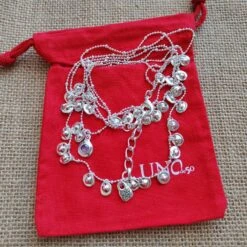 Artistic Round Copper Plating Inlay Crystal Silver Plated Three Layer Necklace -Cheap Jewelry Store 1676796582151983104