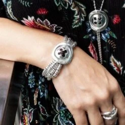 Simple Style Classic Style Oval Copper Layered Plating Silver Plated Bracelets -Cheap Jewelry Store 1676796585805221888 1